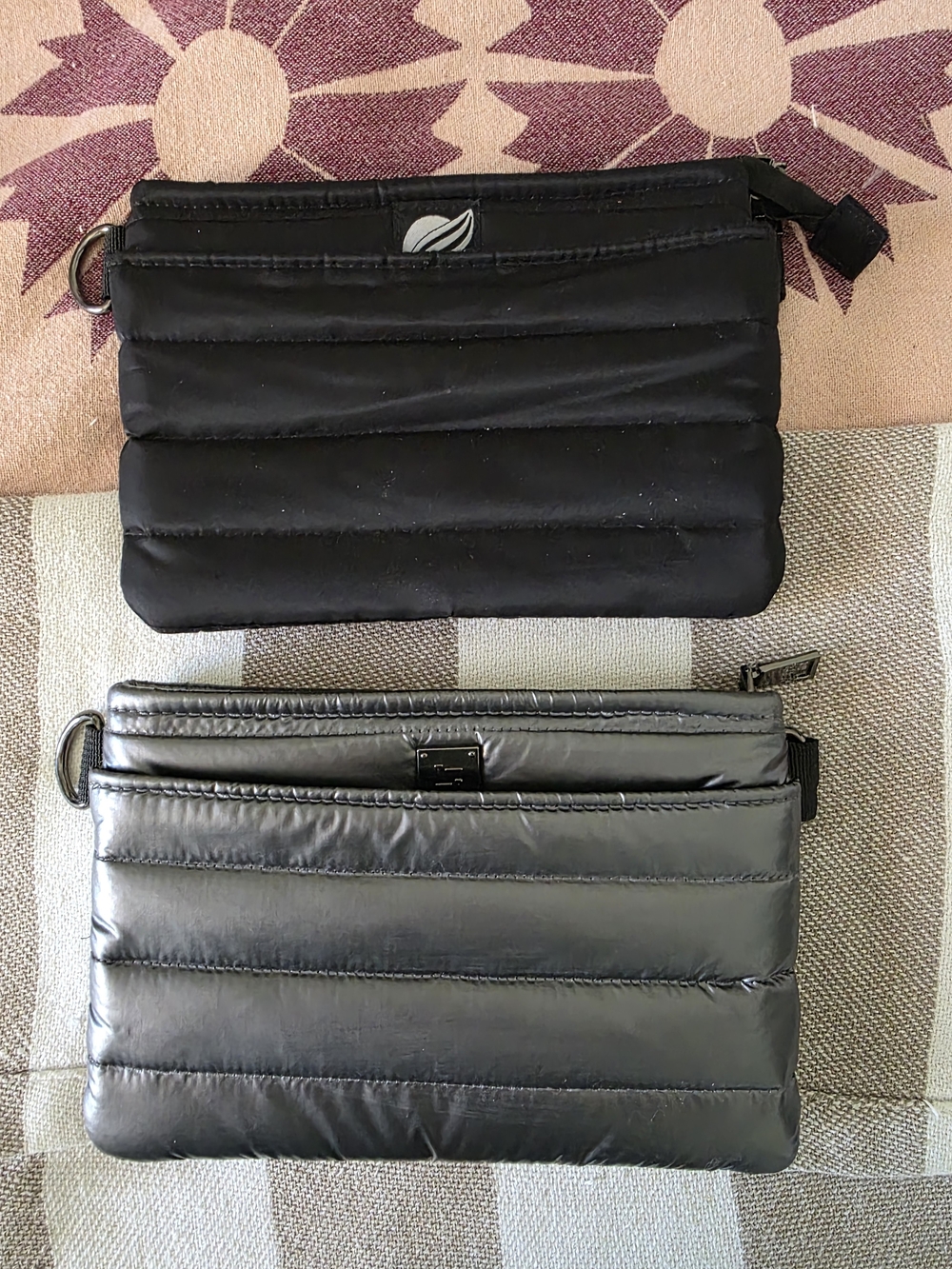 THINK ROYLN Black Quilted Puffer Set